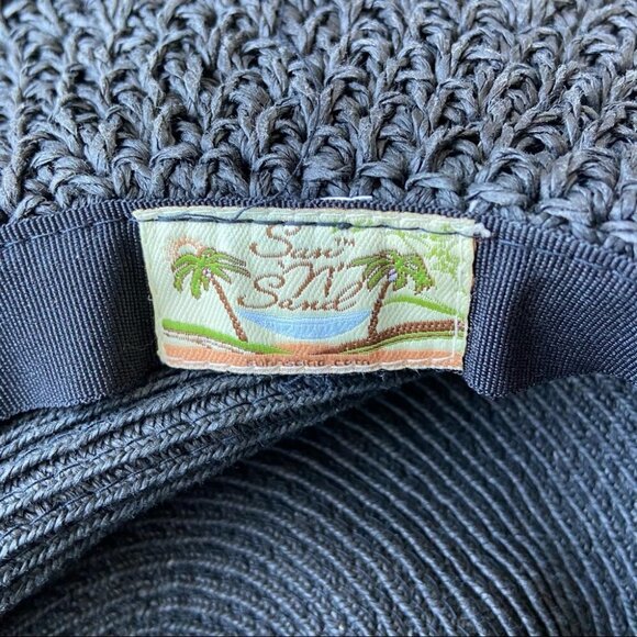 Sun  N’ Sand Beaded Paper Braid Hat - Picture 10 of 15